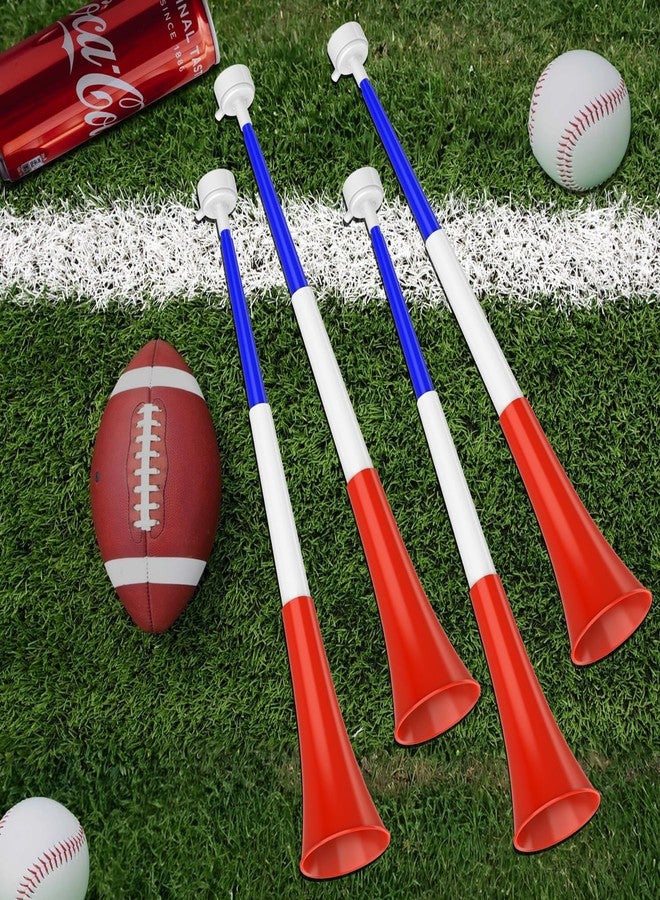 Ouffun Collapsible Stadium Horn Noise Maker 24 Inch Vuvuzela Stadium Blower Plastic Trumpet Blow Horns Noisemakers for Sporting Events Graduation Games School Sports Party Supplies Favors Accessories - Image 5